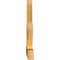 Ekena Millwork Saratoga Rough Sawn Timber Gable Bracket, Western Red Cedar, 72"W x 42"H x 4"D x 6"F, 14/12 Pitch GBW072X42X0406SAR00RWR - alternate 4
